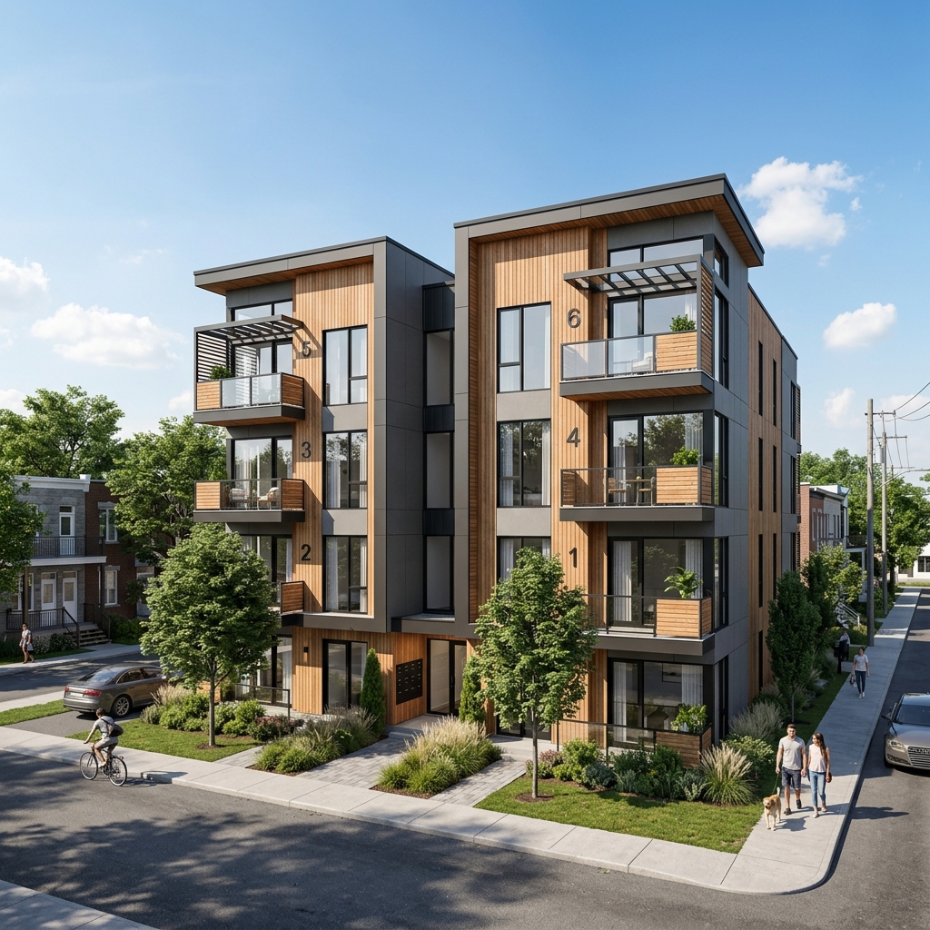 Multiplex Longueuil murs préfabriqués